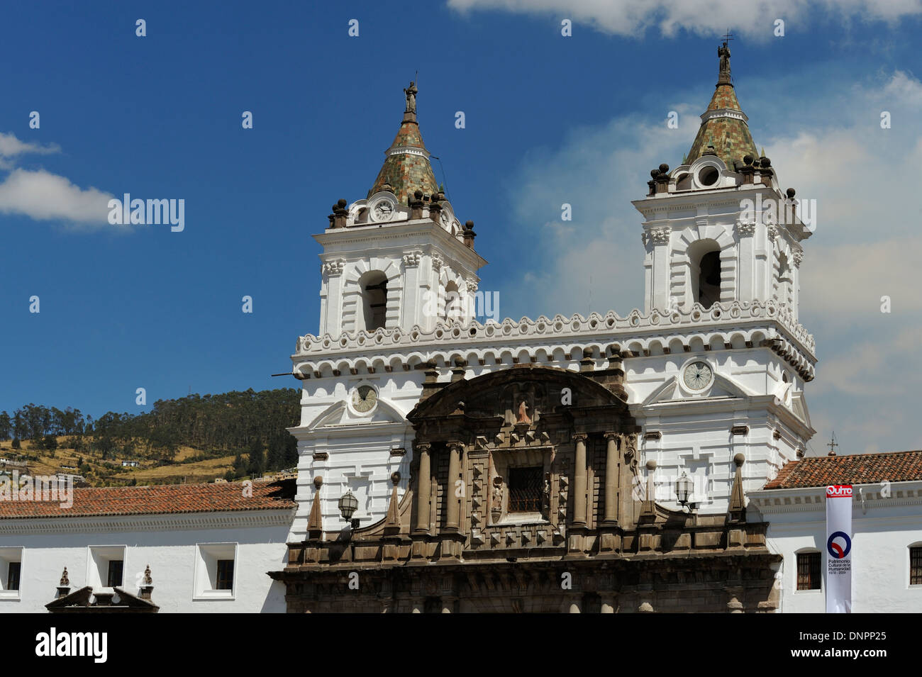 Kirche von San Francisco, Stadt von Quito, Hauptstadt von Ecuador Stockfoto