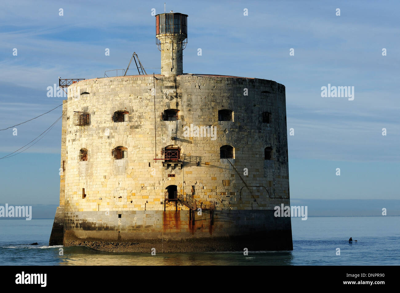 Fort Boyard in Pertuis d'Antioche in Charente-Maritime, Frankreich Stockfoto