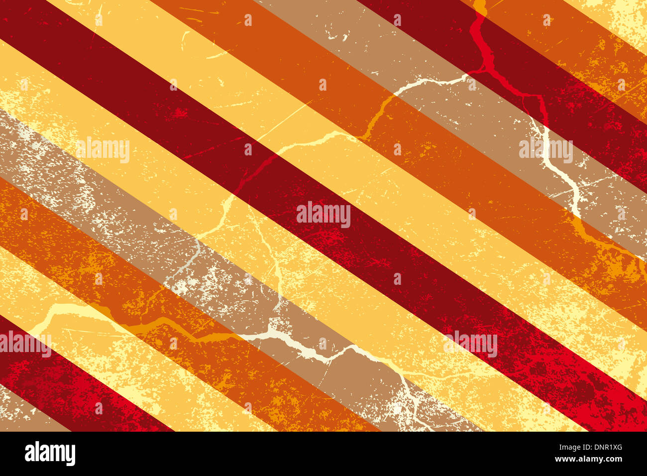 Retro-Streifen mit Grunge - Hintergrund illustration Stockfoto