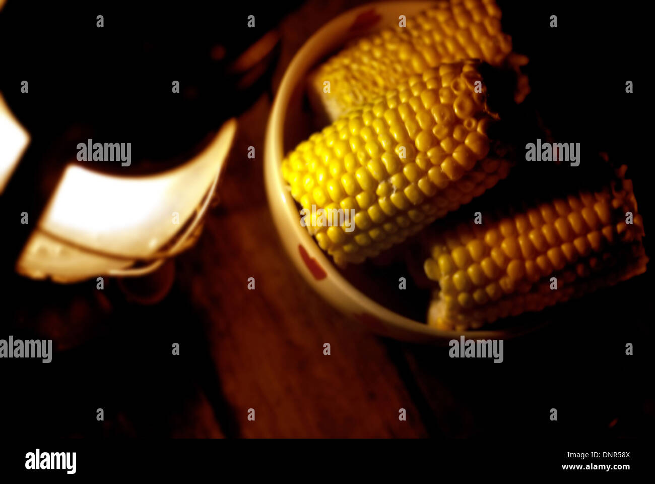 Maiskolben zum Grillen / Mais Stockfoto