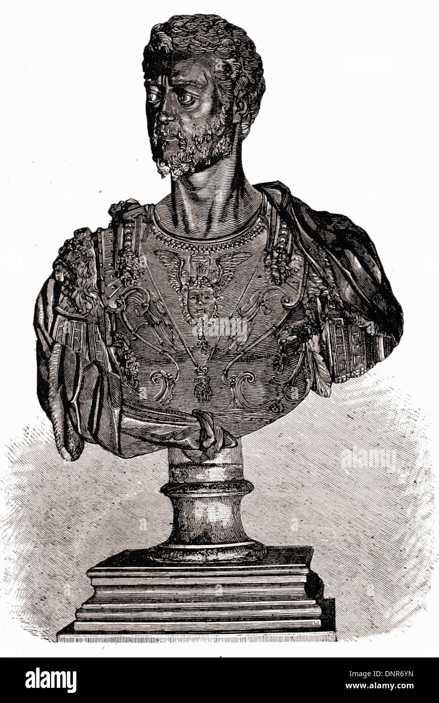 Porträt von COSMO DE MEDICI - British Gravur XIX th Jahrhundert Stockfoto