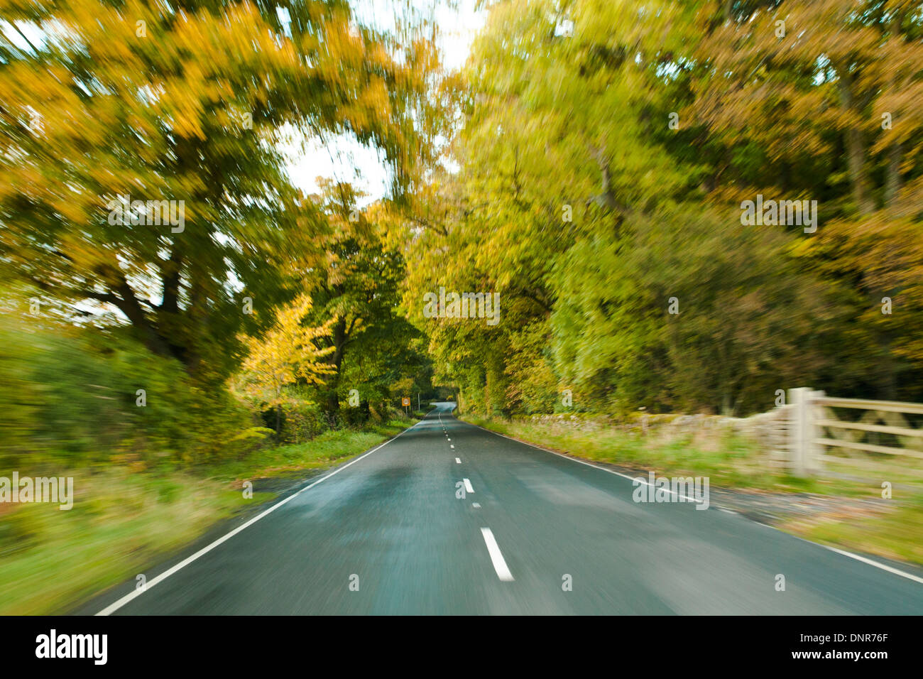 Die A686 in den North Pennines, England Stockfoto