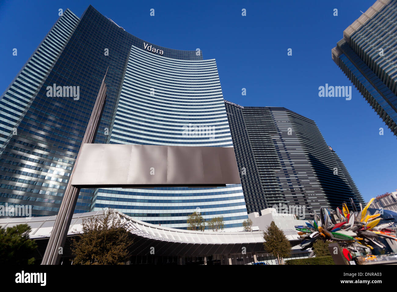 Das Vdara Hotel im Stadtzentrum von Las Vegas Stockfoto