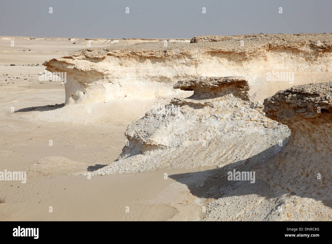 Wüstenlandschaft in Katar, Nahost Stockfoto