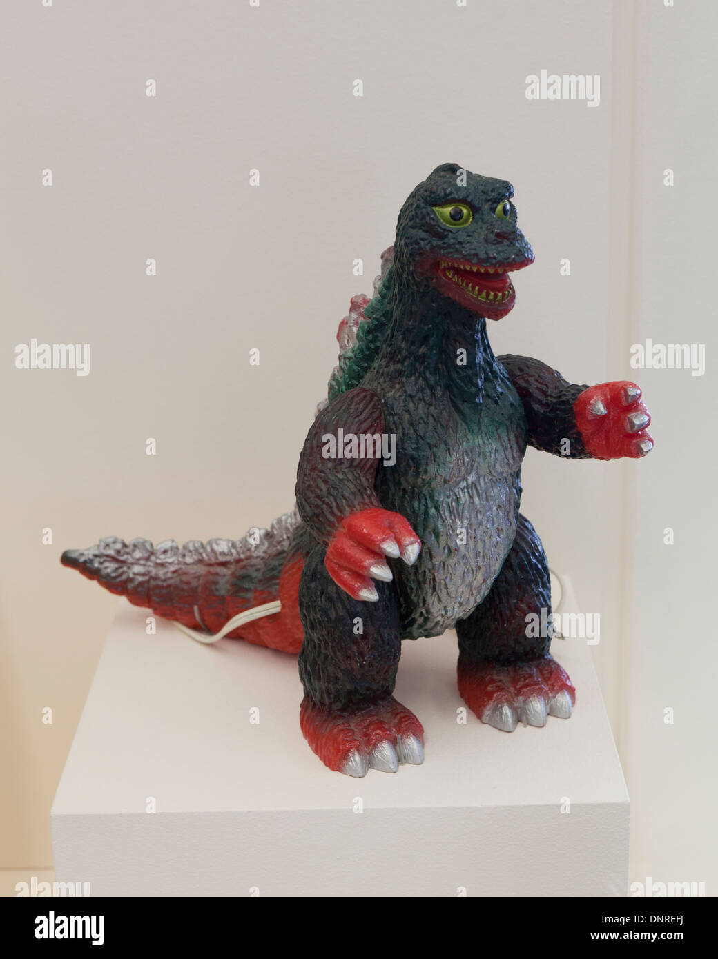Godzilla-Lampe, ca. 1982 Stockfoto