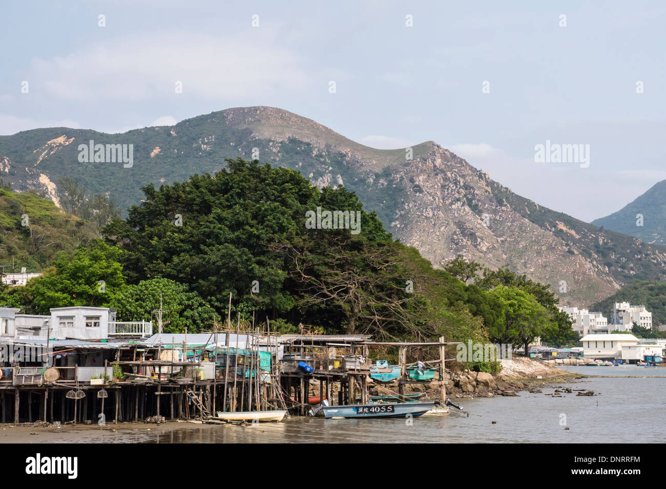 Tai O Fischerdorf, Lantau Island, Hong Kong, China Stockfoto