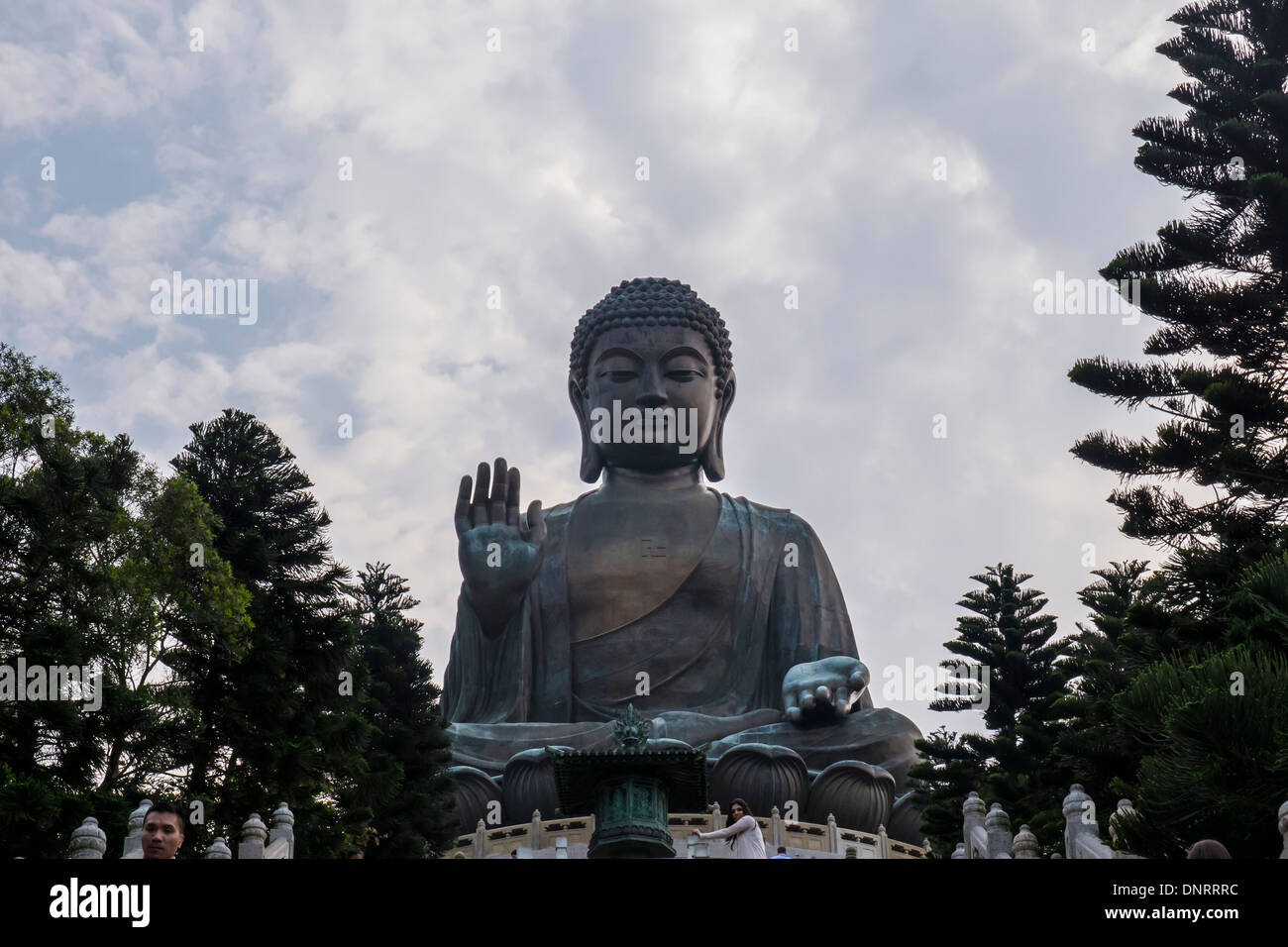 Tian Tan Buddha Statue, Lantau Island, Hong Kong, China Stockfoto