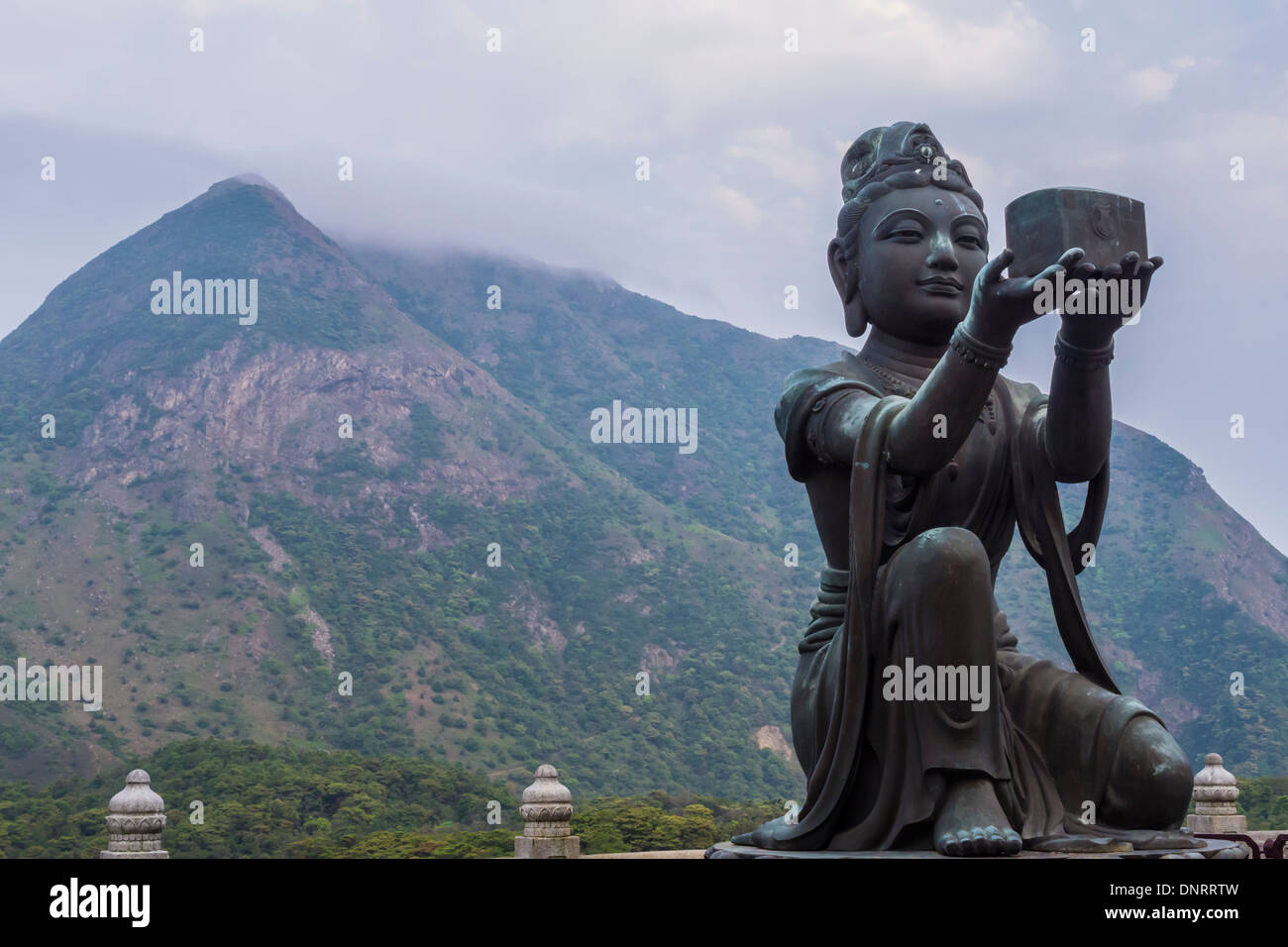 Buddha Statue, Lantau Island, Hong Kong, China Stockfoto