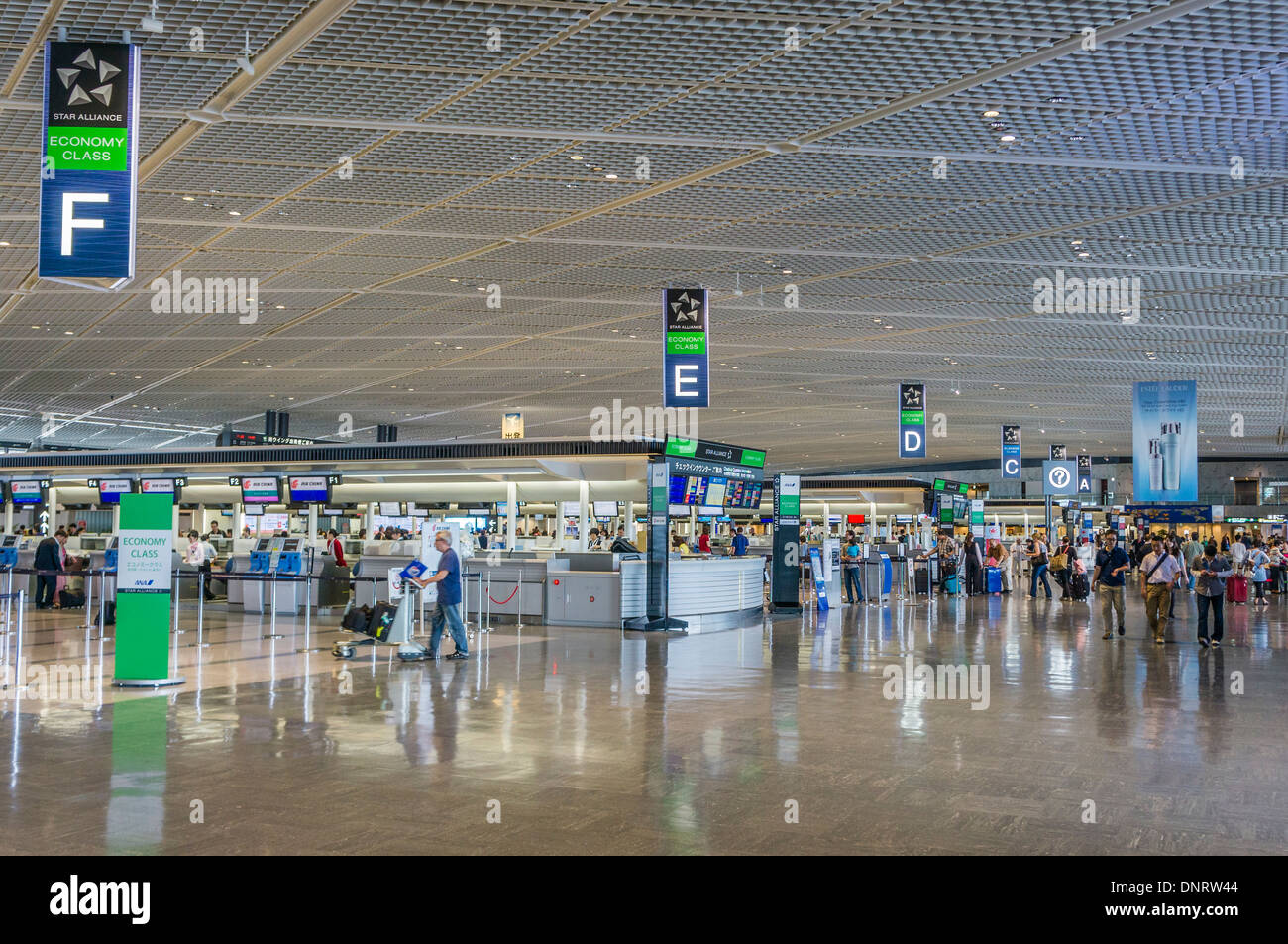 Narita International Airport, Terminal, Narita, Chiba Präfektur, Japan Stockfoto