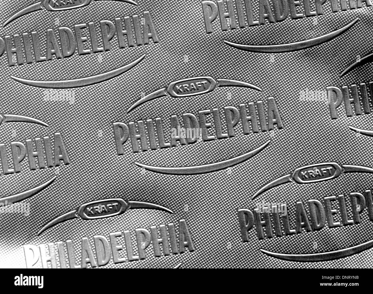 Kraft-Philadelphia Stockfoto