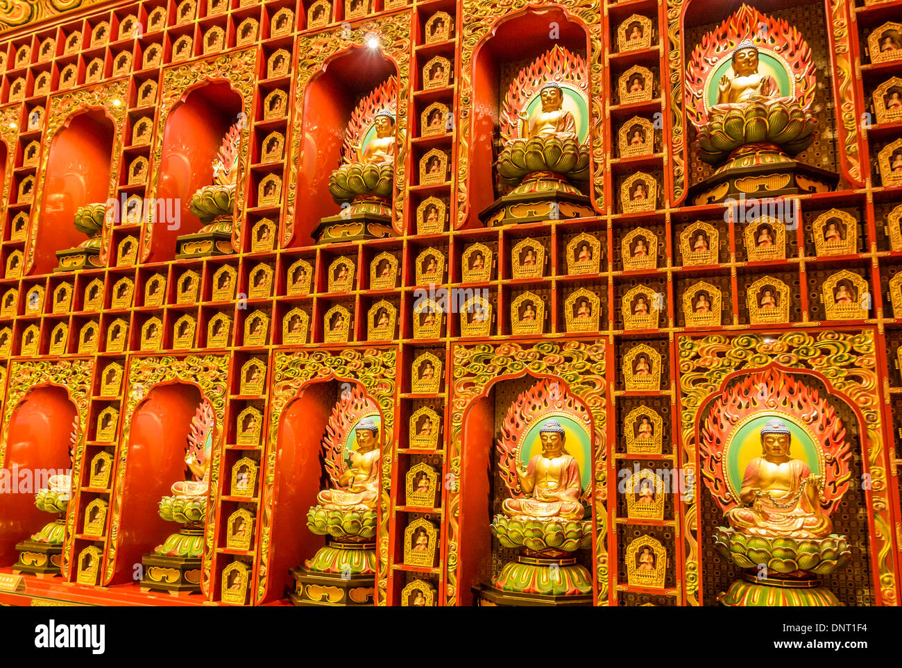 Buddha Tooth Relic Temple und Museum, Singapur Stockfoto