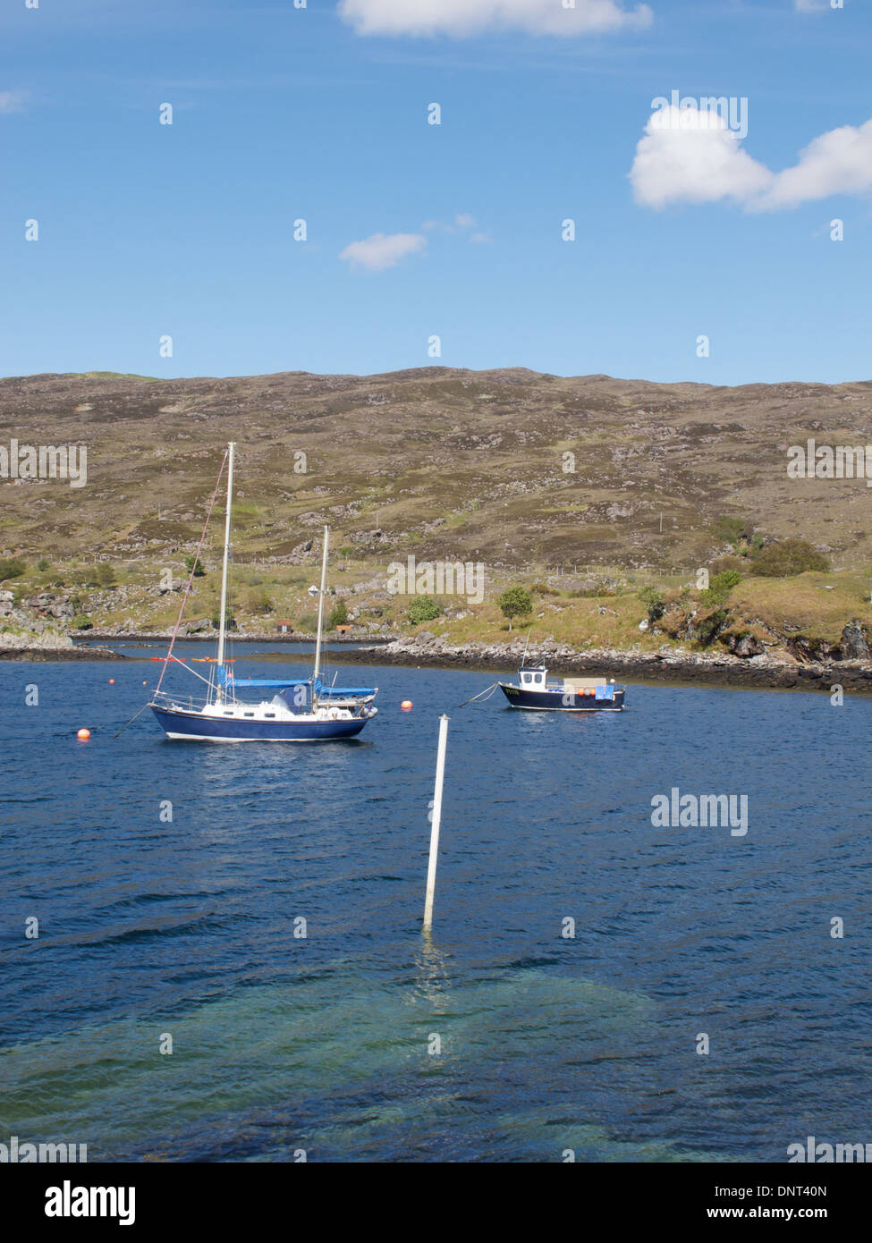 Toscaig, Loch Toscaig, Wester Küste der Applecross Halbinsel, Wester Ross, Schottland. Stockfoto