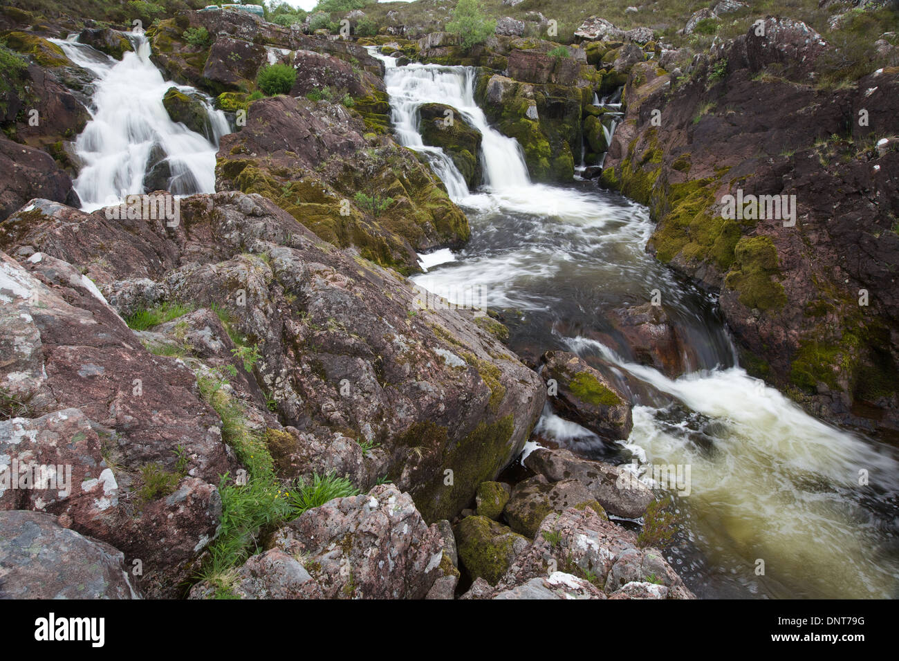 Falls Balgy, Torridon, Wester Ross, North West Highlands, Schottland. Stockfoto
