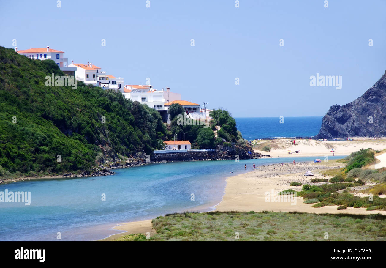 Strand von Odeceixe, Aljezur, Portugal Stockfoto
