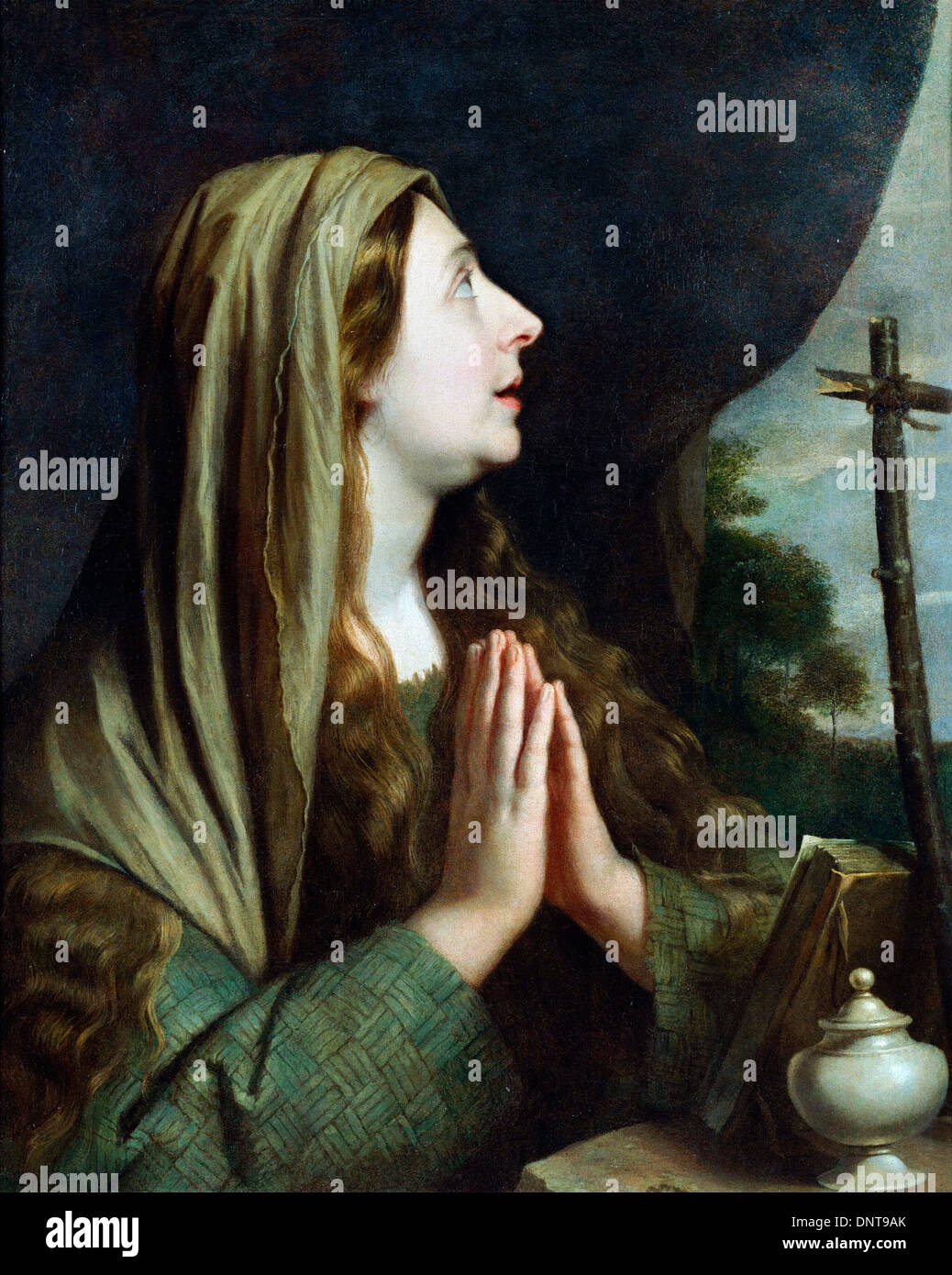 Phillippe de Champaigne, Mary Magdalene. Undatiert. Öl auf Leinwand. National Museum of Western Art, Tokyo, Japan. Stockfoto