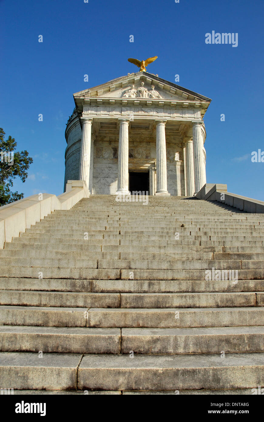 Die Illinois State Memorial in Vicksburg nationaler militärischer Park, Vicksburg, Mississippi Stockfoto