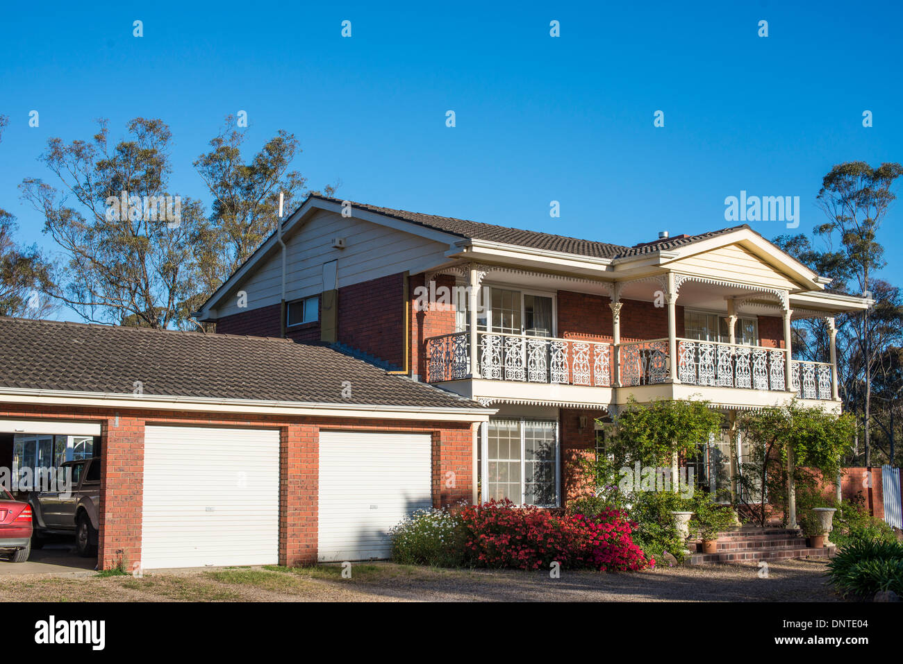 Landhaus in den australischen Busch Stockfoto