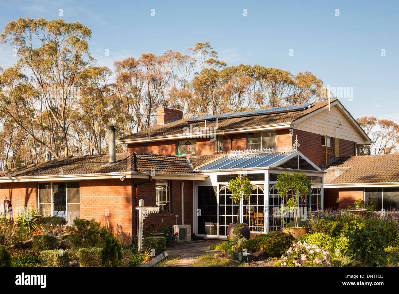 Landhaus in den australischen Busch Stockfoto
