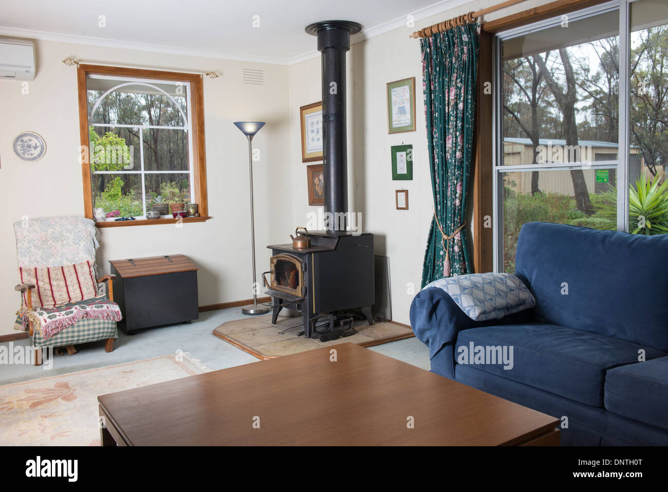 Landhaus in den australischen Busch Stockfoto