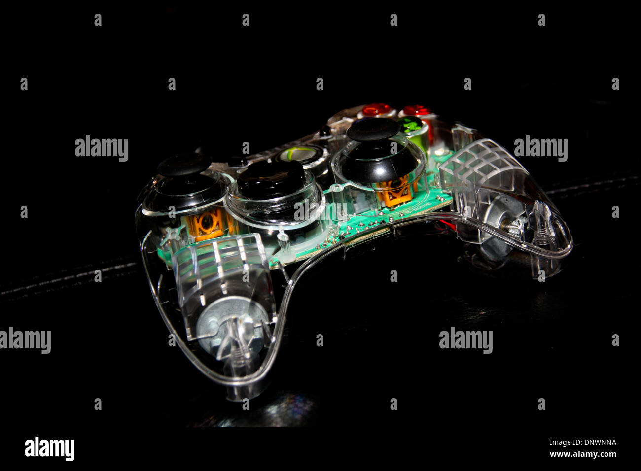 Dritten Controller Mobilteil für Xbox 360-Spiele-Konsole Stockfoto