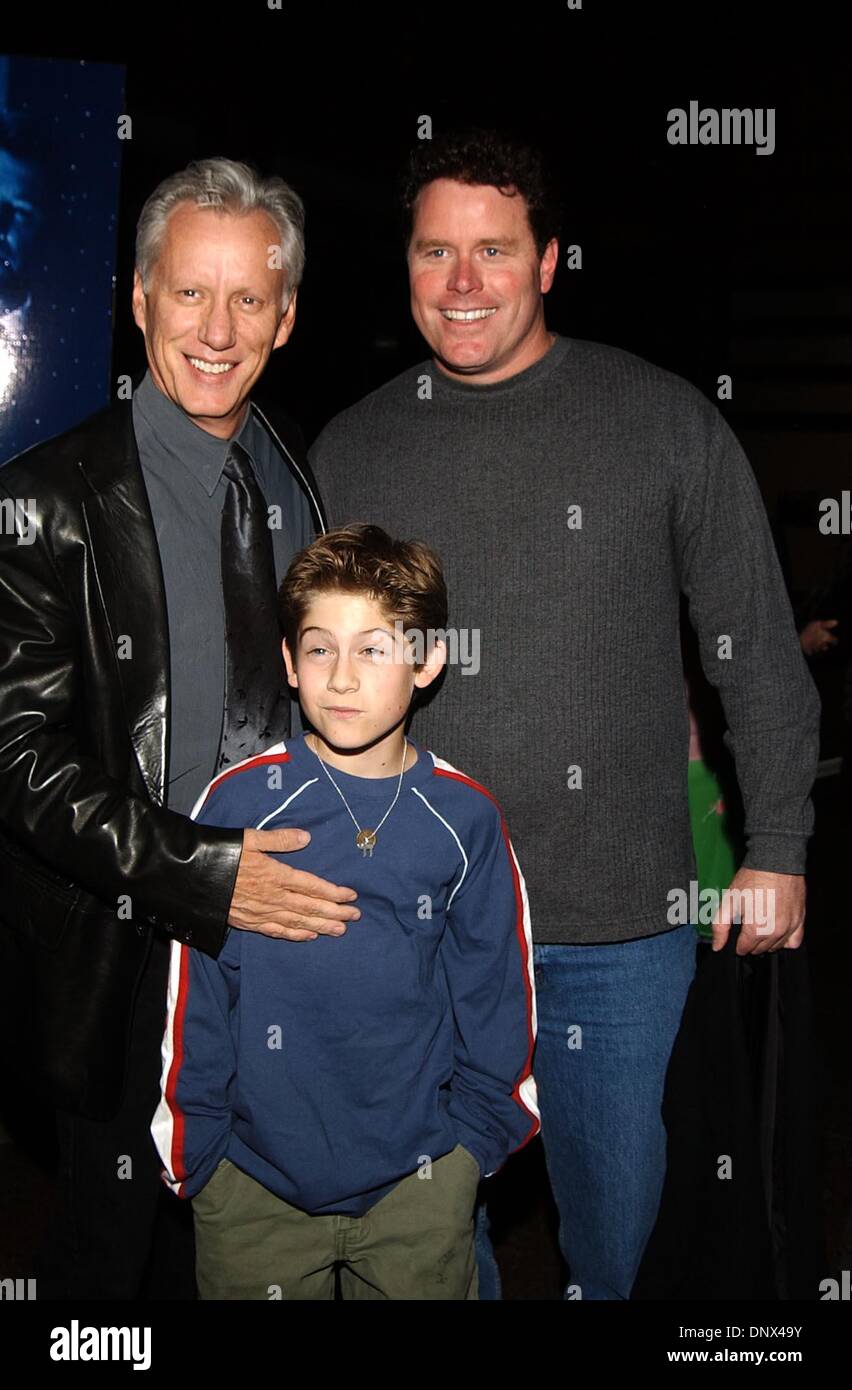 13. März 2002 - K24384AG: RACE TO SPACE SCREENING. DGA, LA, CA 13.03.2002.  AMY GRÄBER / 2002. (D). JAMES WOODS, ALEX D LINZ und SEAN MCNAMARA(Credit Image: © Globe Photos/ZUMAPRESS.com) Stockfoto