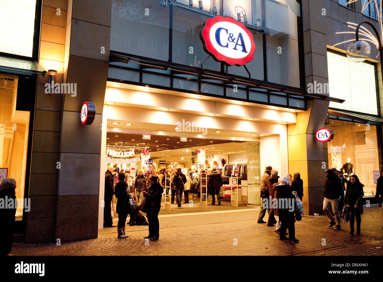 C & A Kaufhaus, Kölner Filiale, Deutschland, Europa Stockfoto