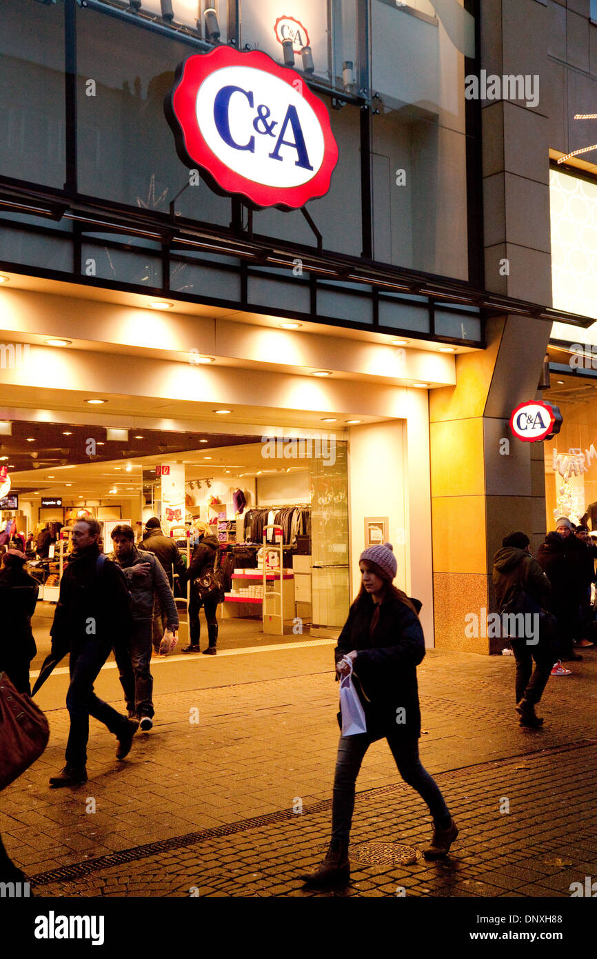 C & A Kaufhaus, Kölner Filiale, Deutschland, Europa Stockfoto