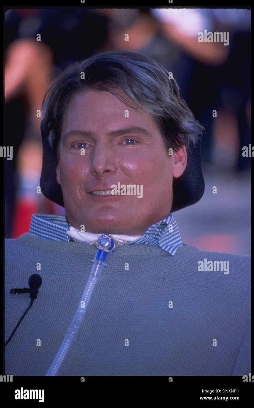 15. April 1997. Hollywood, CA, USA. Im Bild: CHRISTOPHER REEVE besucht ...