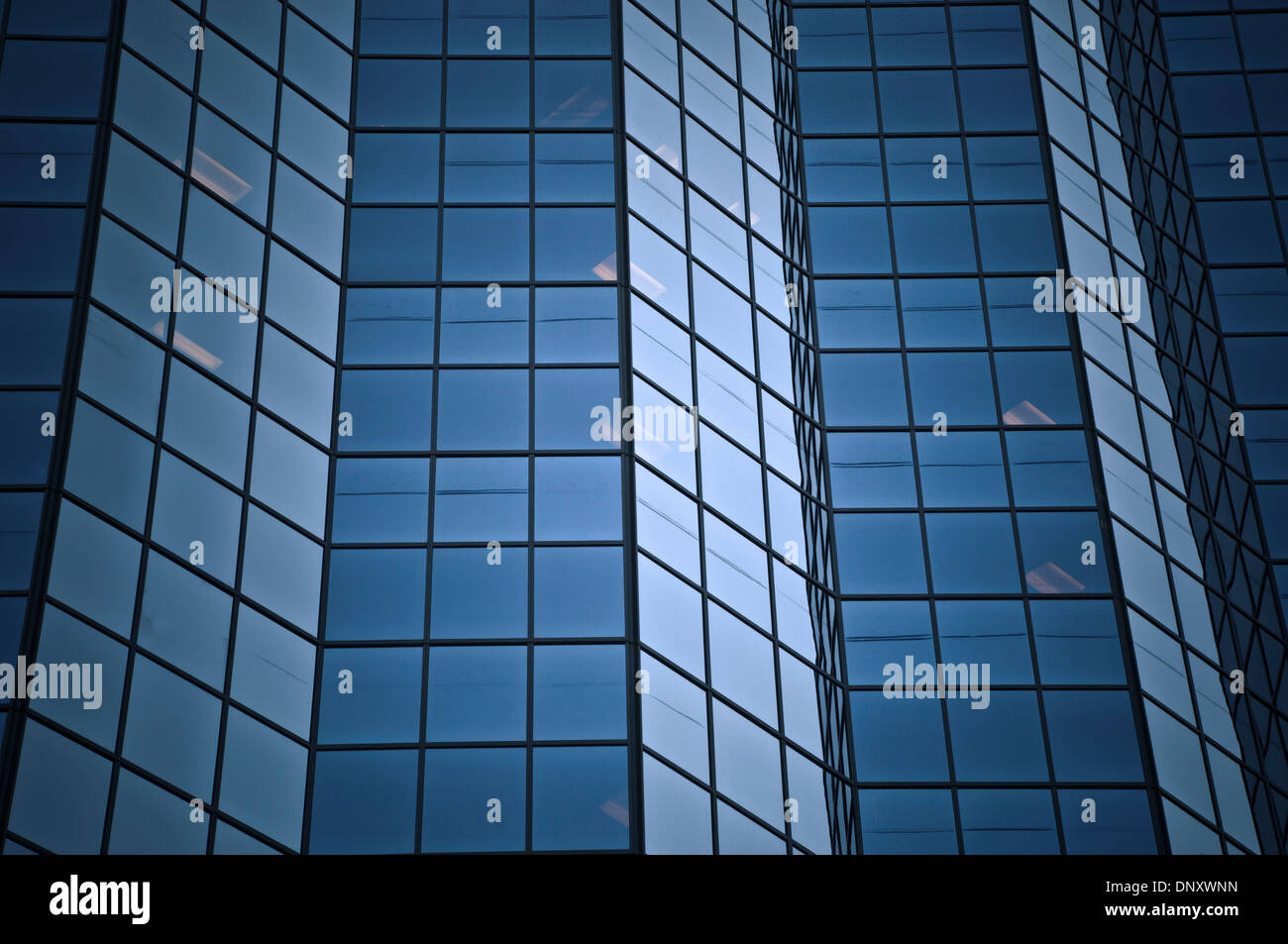 Wolkenkratzern in Dowtown Bellevue, Washington, USA Stockfoto