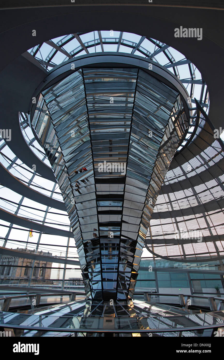 Glaskuppel Des Reichstags, Berlin, Deutschland Stockfotografie - Alamy