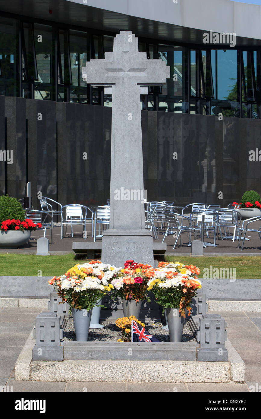 Grab des irischen Revolutionsführers Michael Collins (1890 – 1922) auf Glasnevin Cemetery in Dublin, Irland Stockfoto