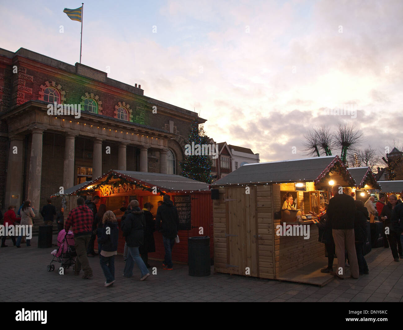 Salisbury Weihnachten Markt Wiltshire England UK Stockfoto