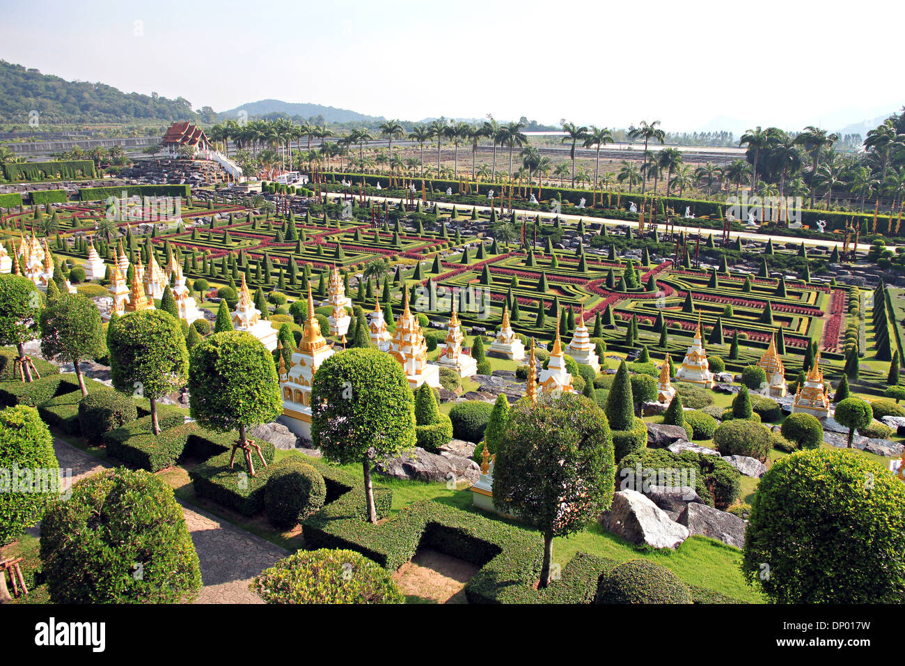 Thailand Garten Landschaft. Stockfoto