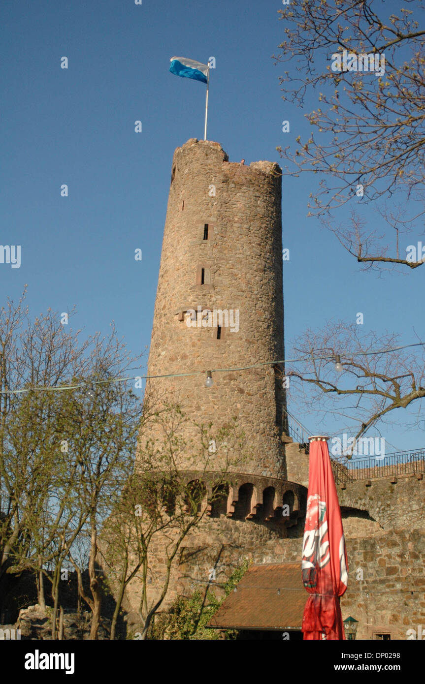 25. Februar 2006; Weinheim, Deutschland; (Foto-Datei: unbekanntes Datum) Burg Windeck-Burg in Weinheim, Deutschland. Obligatorische Credit: Foto von Tina Fultz/ZUMA Press. (©) Copyright 2006 by Tina Fultz Stockfoto