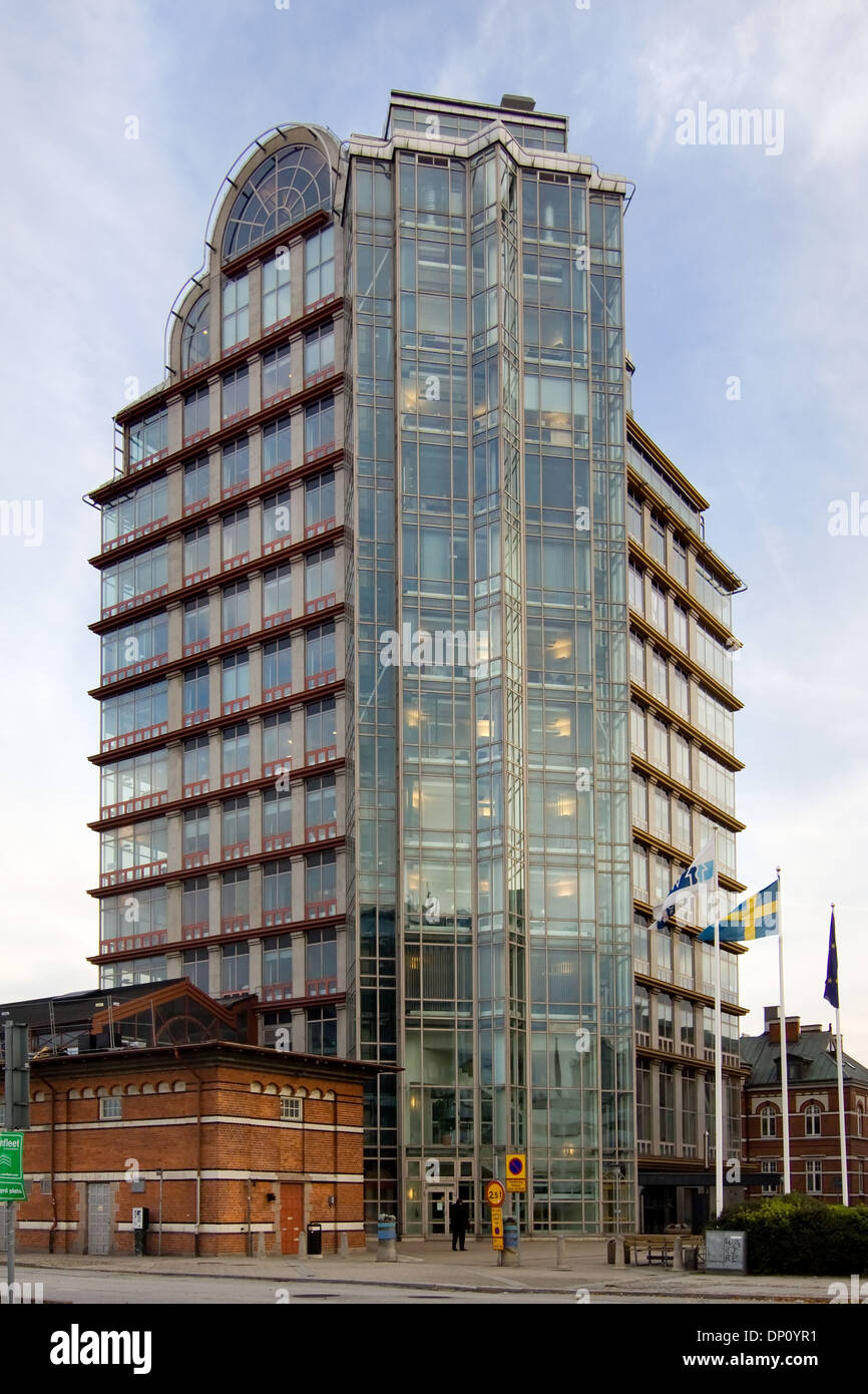 Slagthuset (The Slaughter House), Malmö´s 4. höchste Hochhaus seit 1991, Malmö. Schweden, Europa Stockfoto