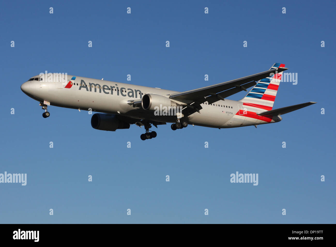 AMERICAN AIRLINES USA BOEING 767 Stockfoto