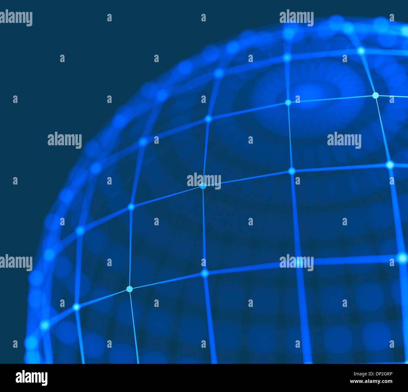 Digitale Welt, konzeptuellen Kunstwerk Stockfoto