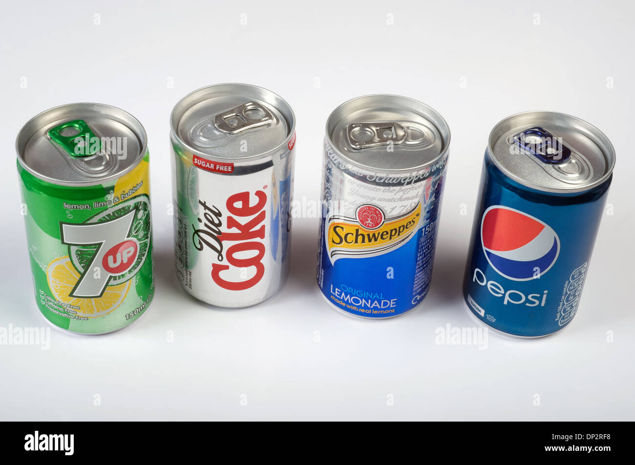 Kohlensäurehaltige Getränke Stockfoto