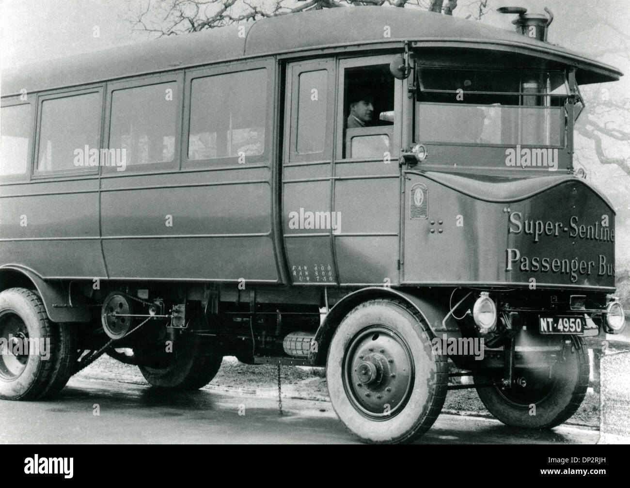 Super Sentinel Dampf-Passagier-Bus, frühesten der kommerziellen Motor betriebene Busse Stockfoto