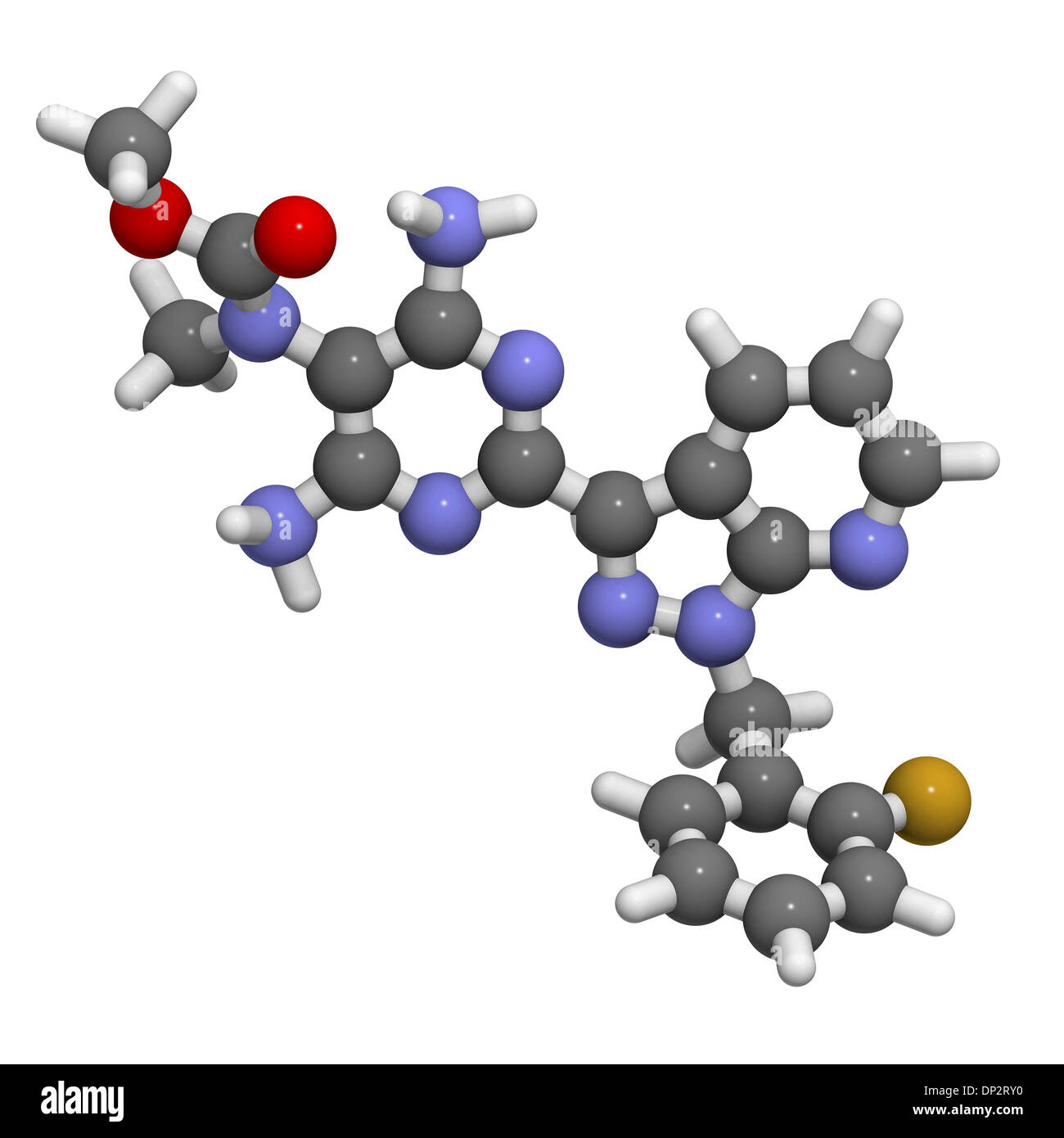 Riociguat pulmonaler Hypertonie Medikament Stockfoto