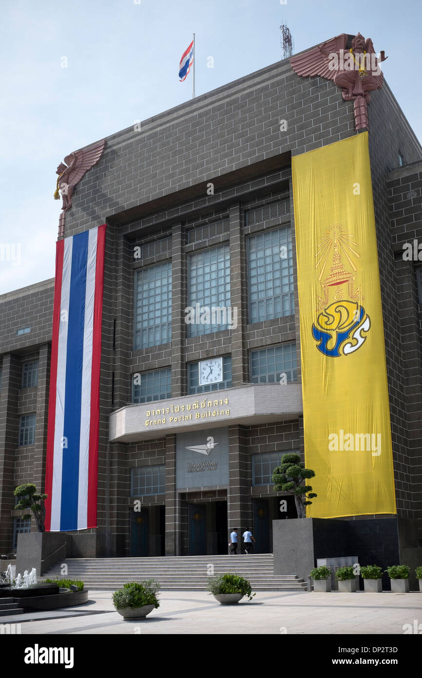 Großen Postgebäude Bangkok Stockfoto