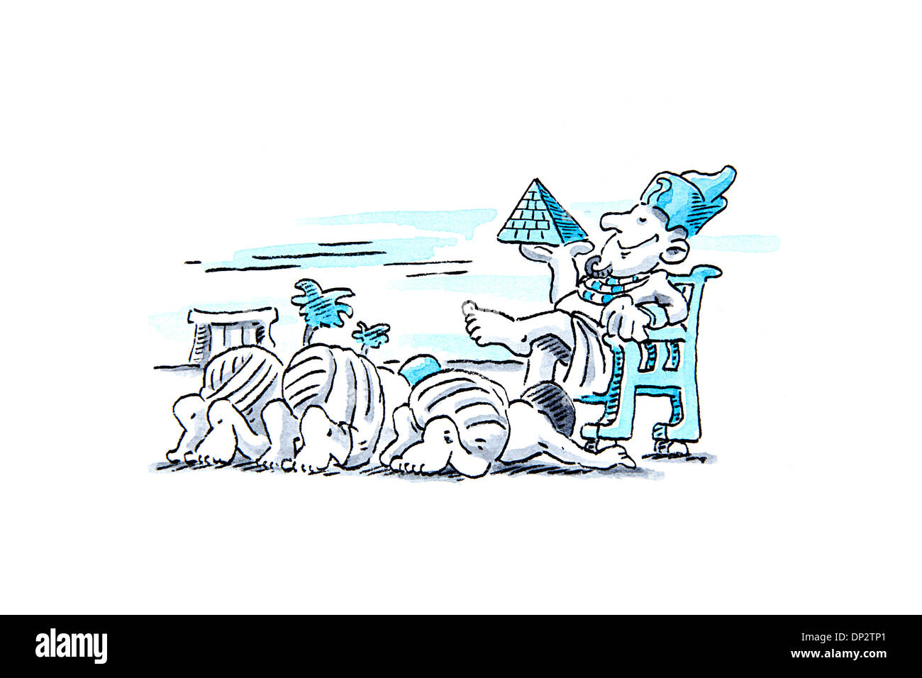 Kunde ist König, konzeptuellen Kunstwerk Stockfoto