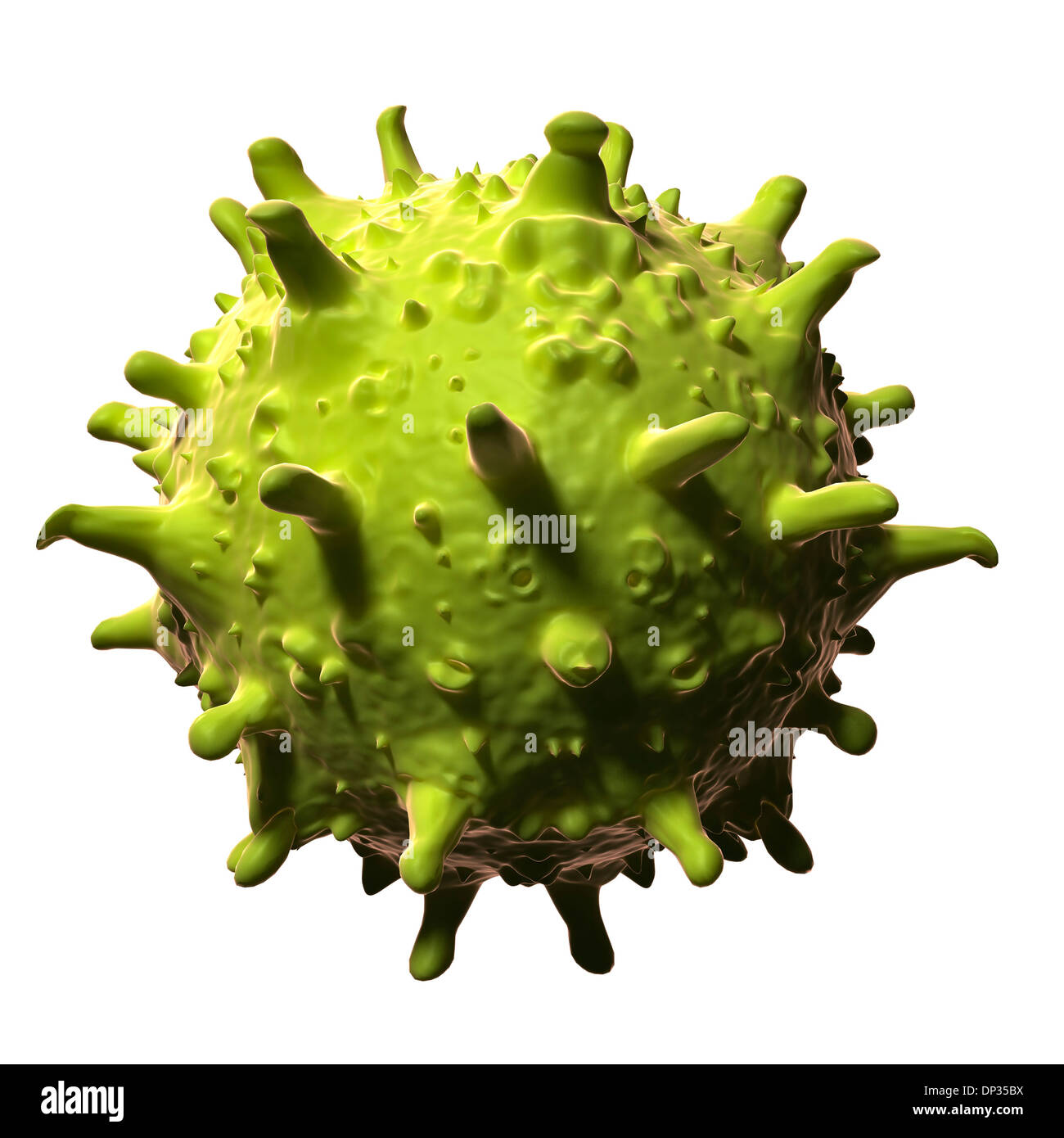SARS-Virus, artwork Stockfoto