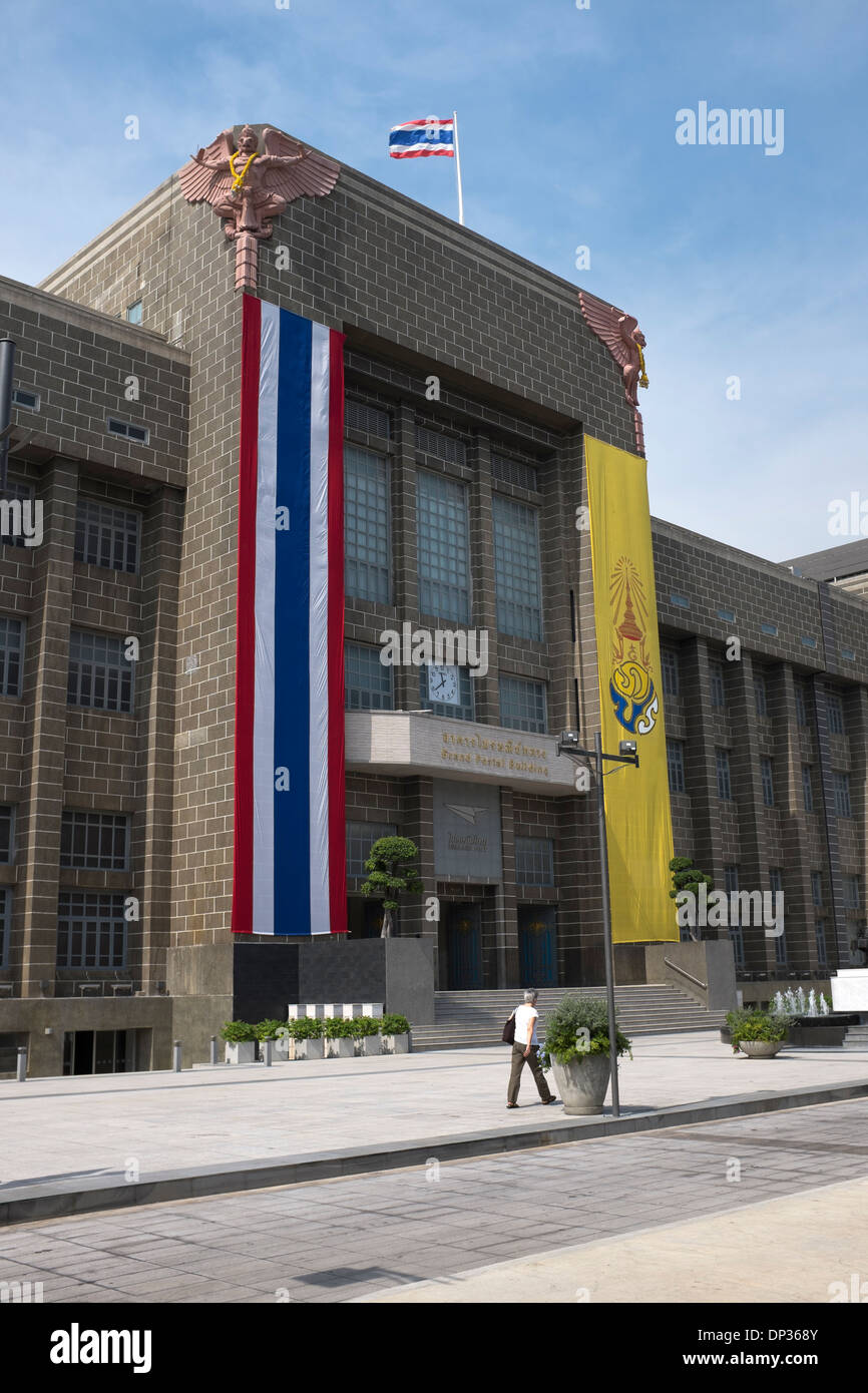 Großen Postgebäude Bangkok Stockfoto
