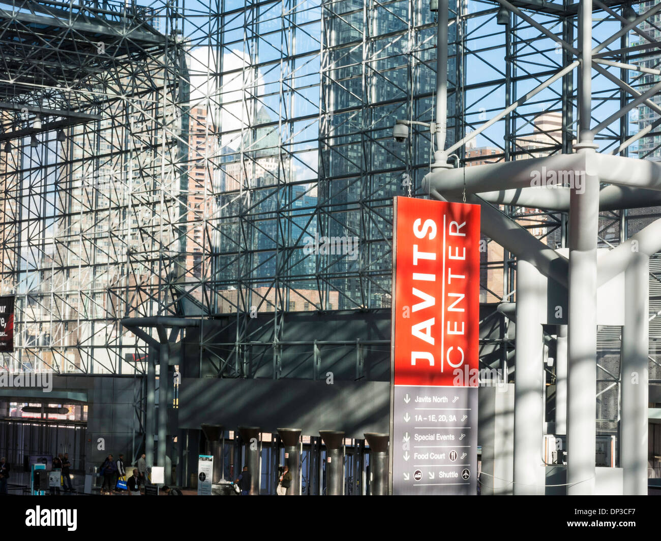 Innere des Javits Convention Center, New York, USA Stockfoto