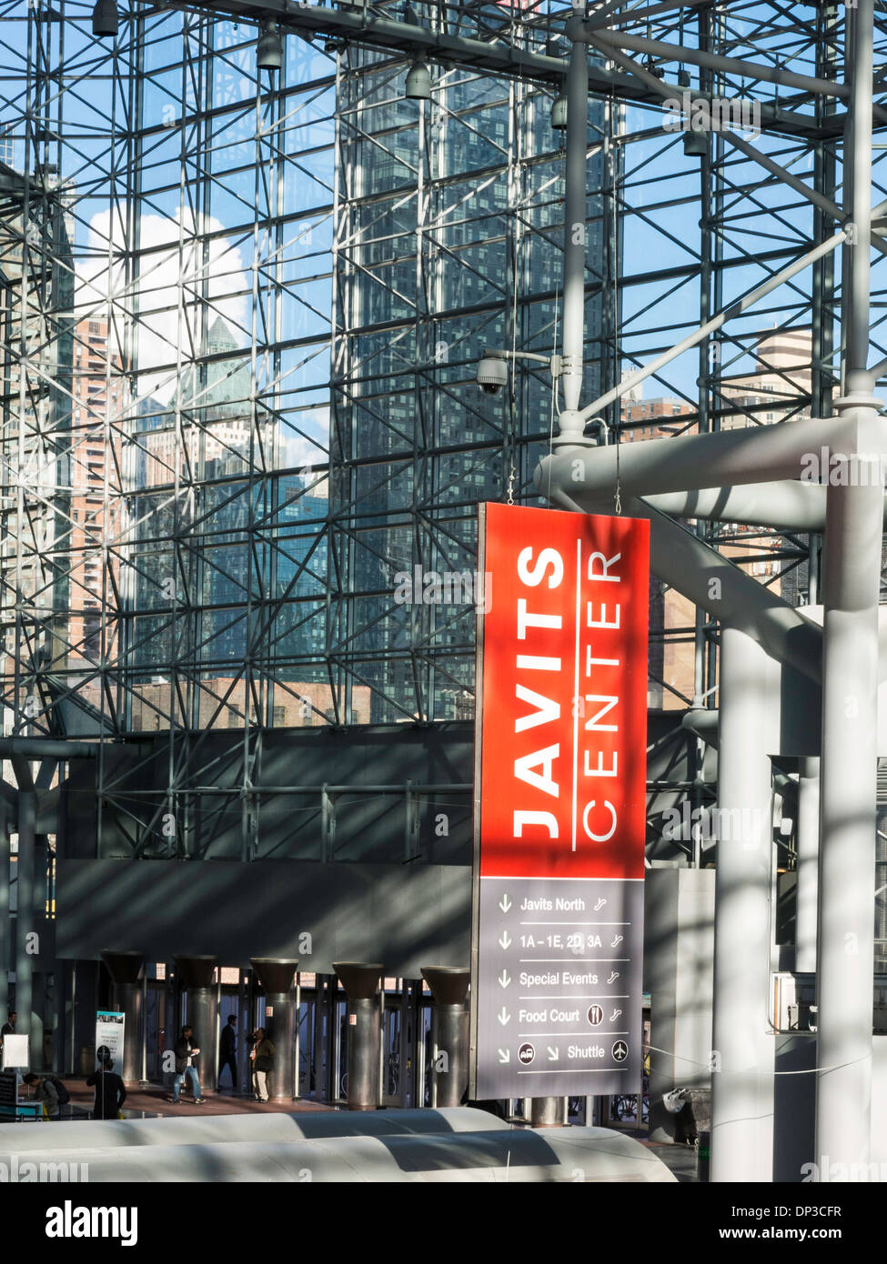 Innere des Javits Convention Center, New York, USA Stockfoto