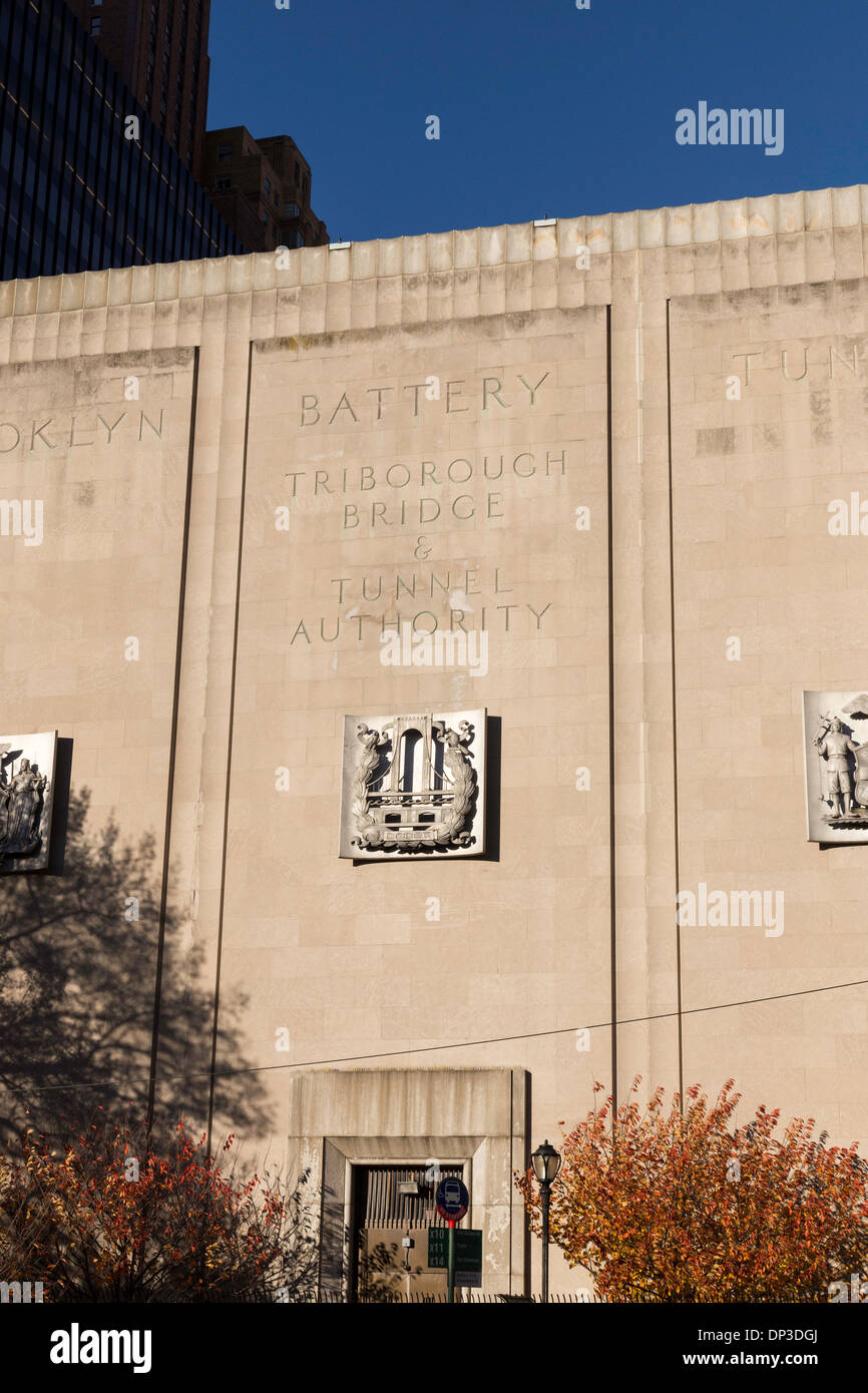 Manhattan-Portal, Brooklyn-Battery Tunnel, NYC Stockfoto