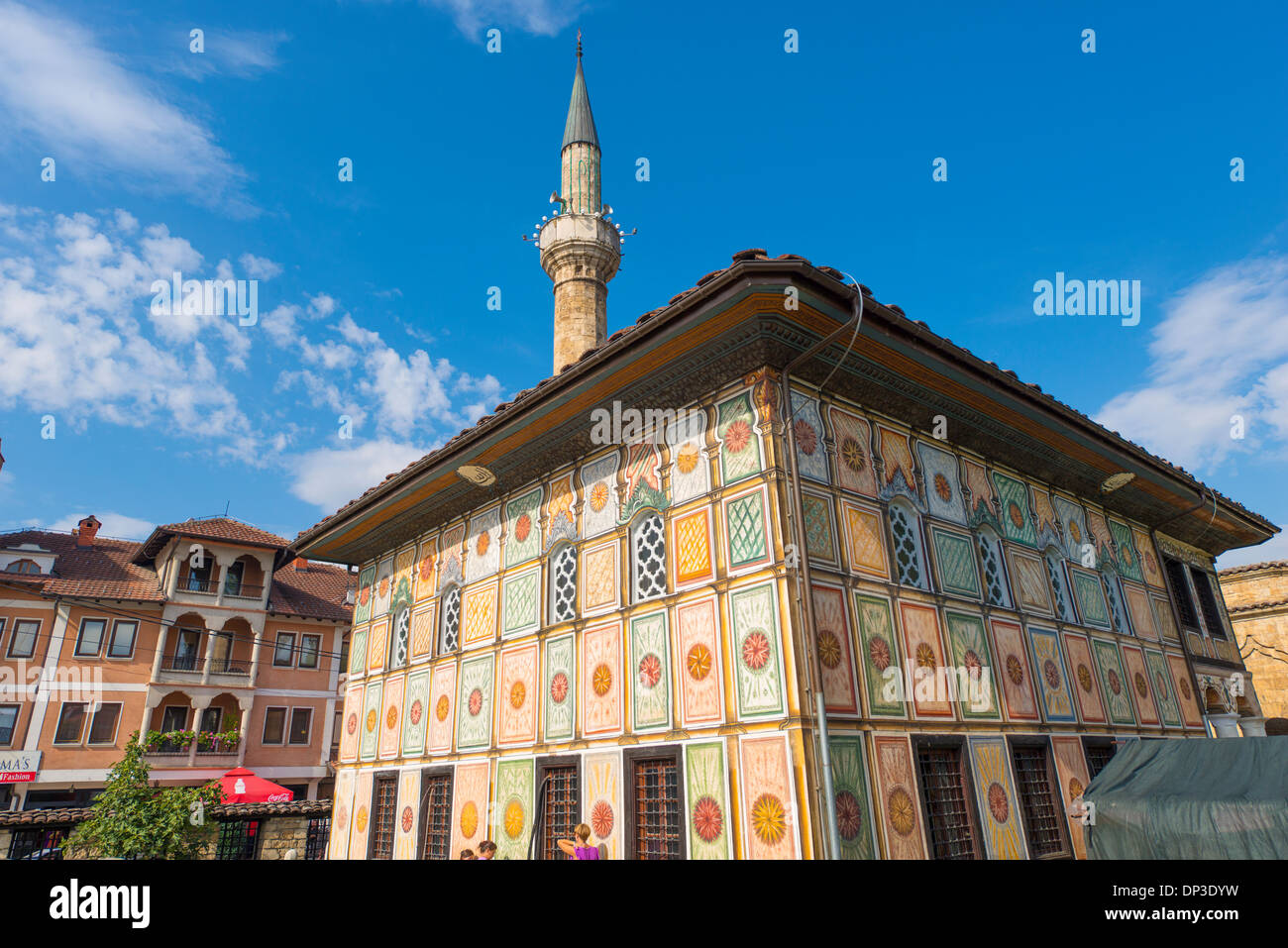 Bunte Moschee, Tetovo, Mazedonien, westlicher Balkan, Europa Stockfoto