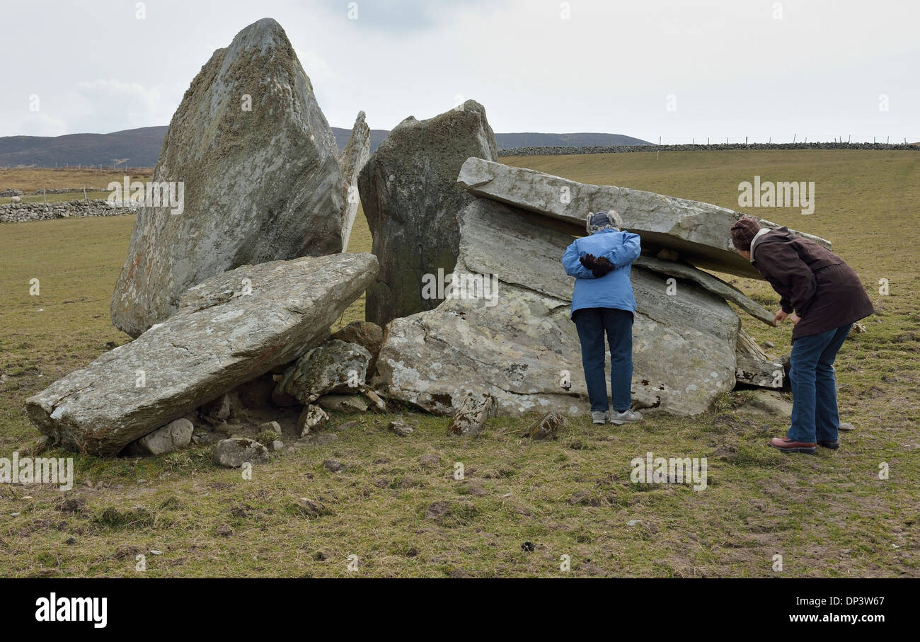 Portal-Grab Glencolumbkille Donegal Ireland Stockfoto