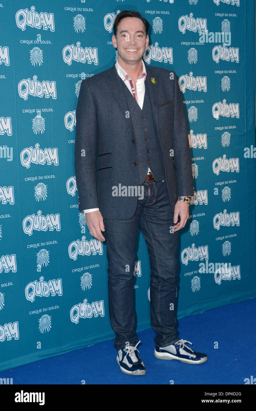 LONDON, ENGLAND - 07 Januar: Craig Revel Harwood besucht die "Cirque Du Soleil: Quidam" Opening Night in der Royal Albert Hall am 7. Januar 2014 in London, England. (Foto: siehe Li) Stockfoto